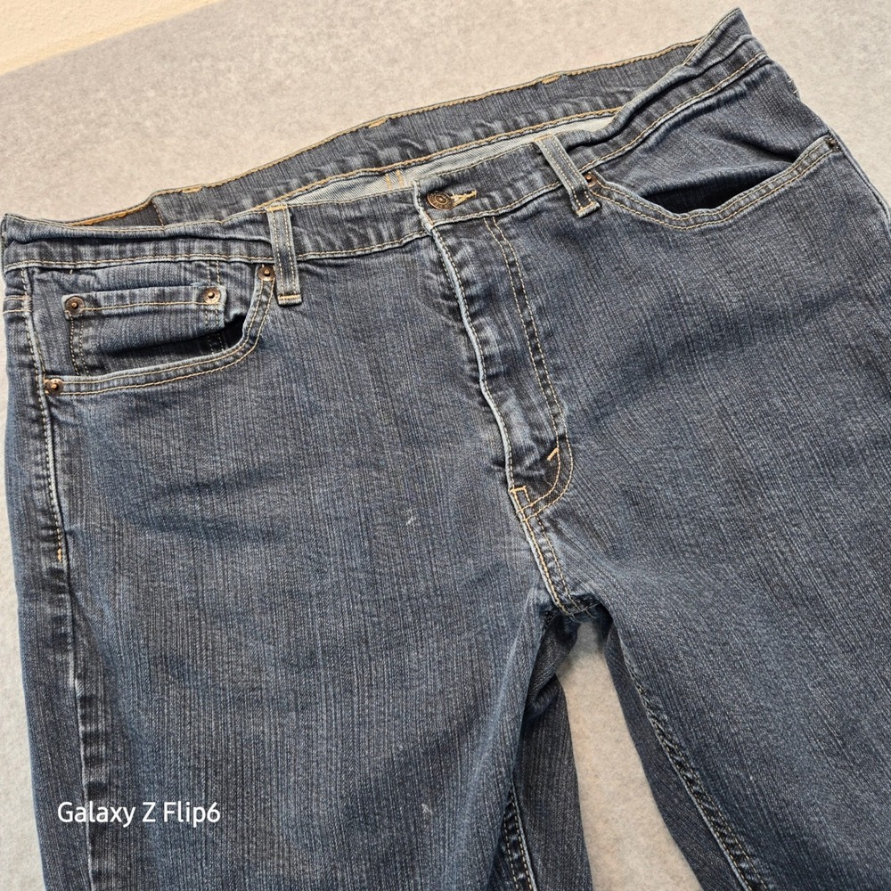 Levis 541 Athletic Taper Mens Jeans Dark Wash Blue 38x30 Waterless Denim